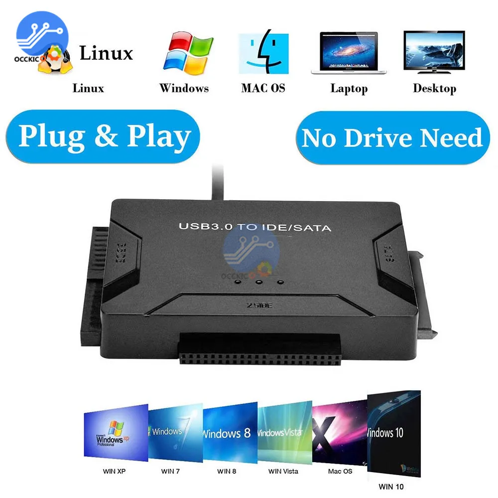 Переходник USB 3 0 в IDE/SATA ult-best SATA IDE кабель драйвер жесткого диска для 2 5/3 5/5 25