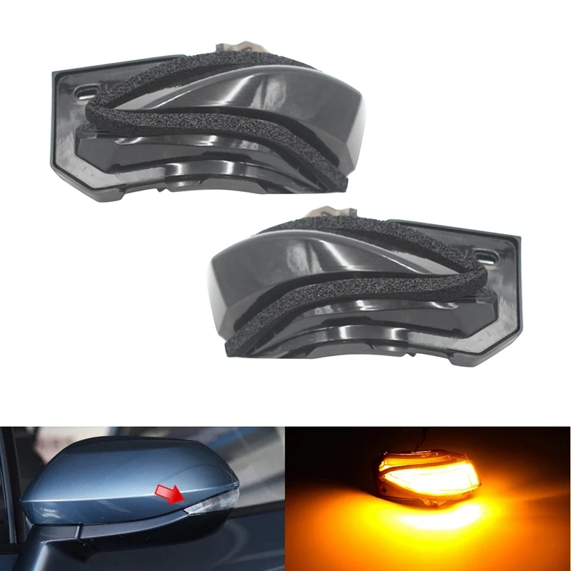 

Smoky Black Led Rear View Mirror Turn Signal Light for Toyota Corolla 2019-2021 Indicator Blinker Repeater Signal Lamp