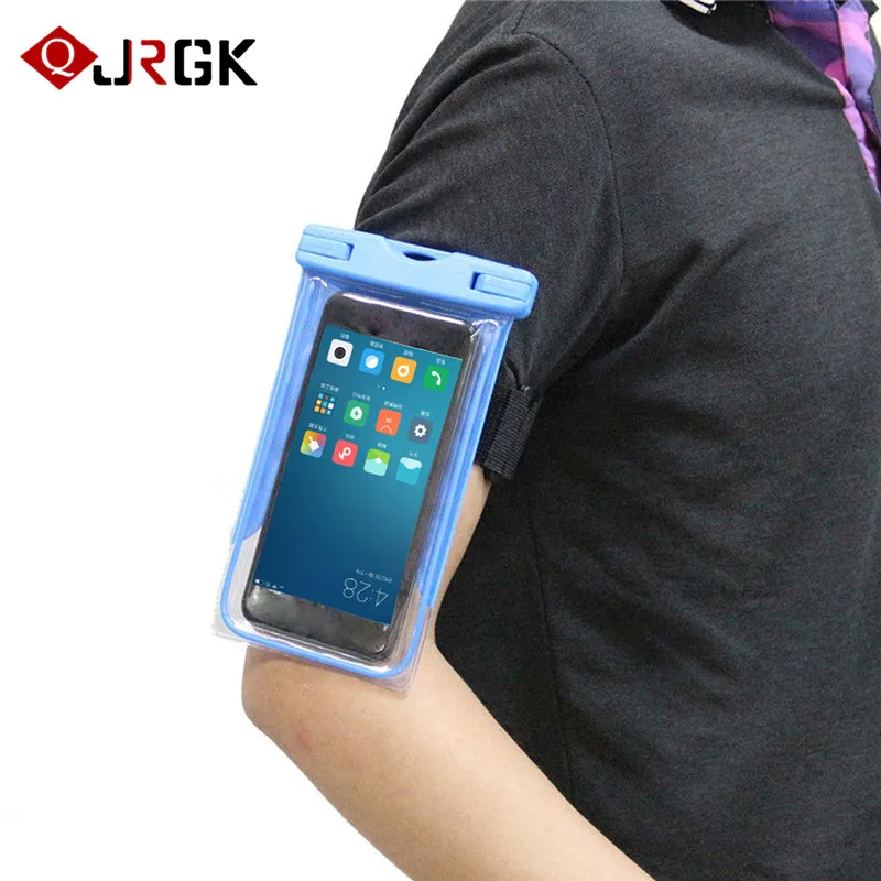 Водонепроницаемый чехол для телефона с спортивной повязкой на руку Iphone / Samsung LG HTC