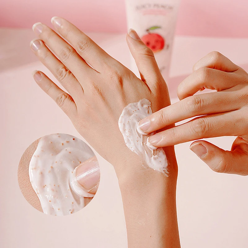 

200mL Body Scrub Peach Body Scrub 200 ml Cosmetics Scrub Cream Body Care Scrub Cream