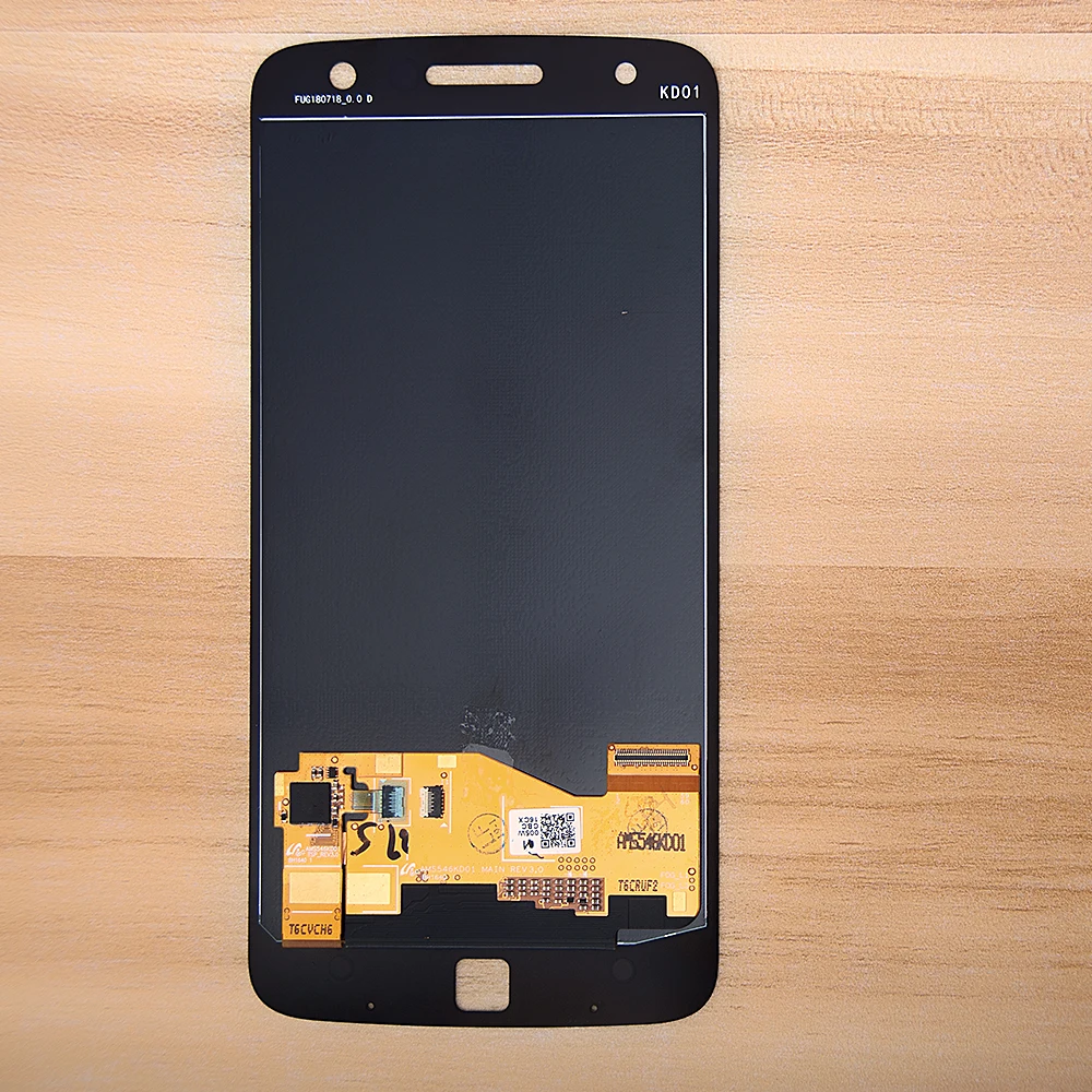 5 &quotоригинальный AMOLED для Motorola Moto Z Droid LCD сенсорный экран дигитайзер Рамка XT1650 01 03