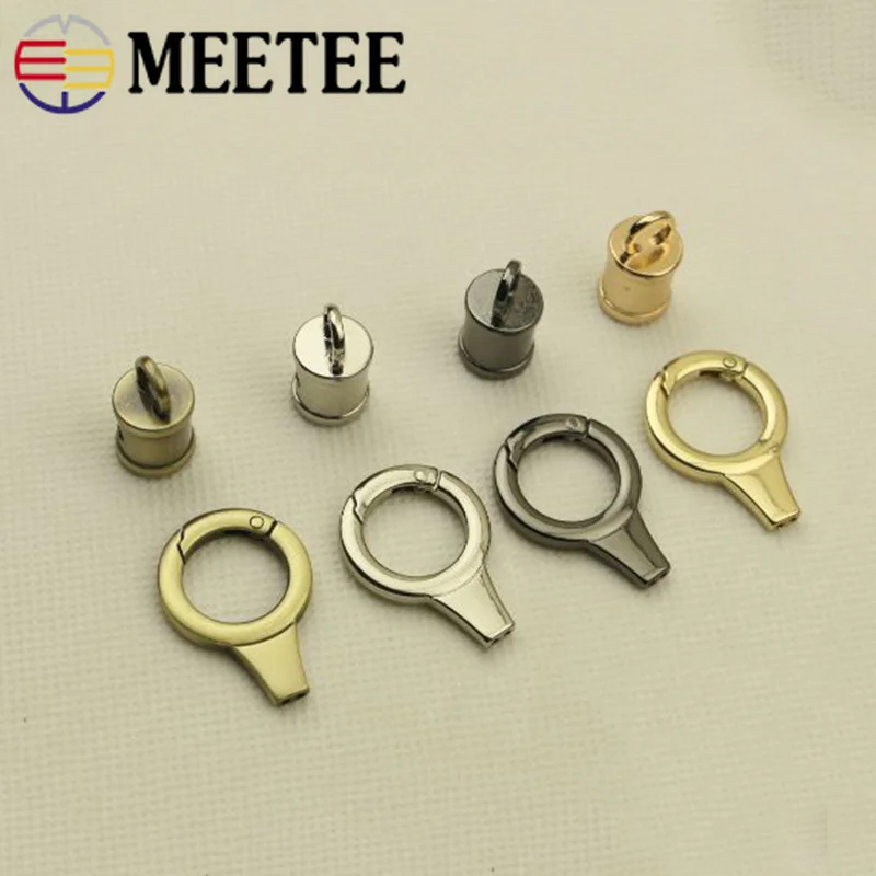 5 шт. Openable уплотнительное кольцо металлическая пряжка брелок защелкивающийся