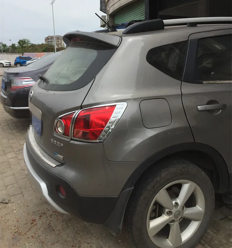 For 2006-2013 Nissan Qashqai Spoiler 2008 2011 Hatchback ABS Material Car Rear Wing Primer Color Trunk decoration | Автомобили и