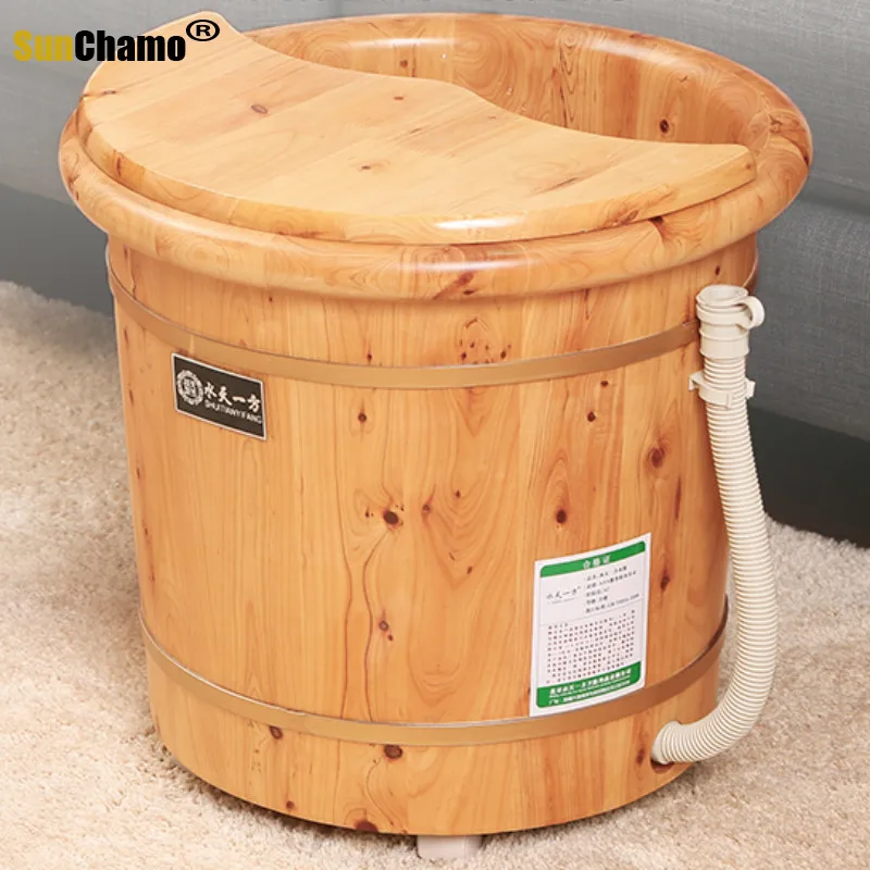 2021 деревянное пузырьковое ведро для ног полностью автоматическая Ванна домашняя