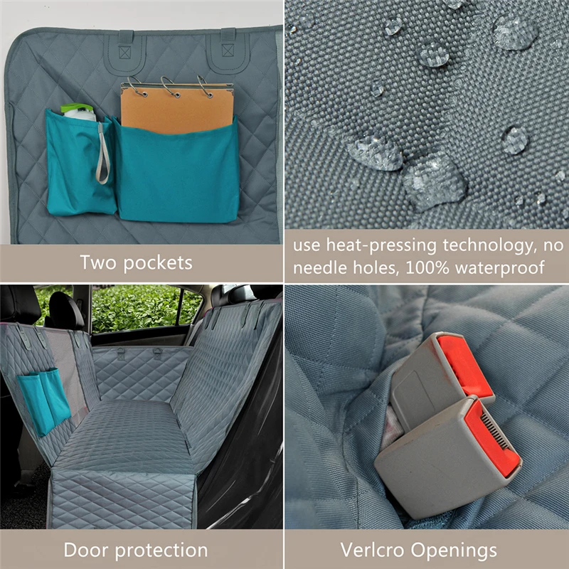 melhor Sktn Cão Capa De Assento Do Carro à Prova Dwaterproof água Pet Transporte Portador Do Cão Banco Traseiro Carro Protetor Esteira Rede Para Pequenos Cães Grandes