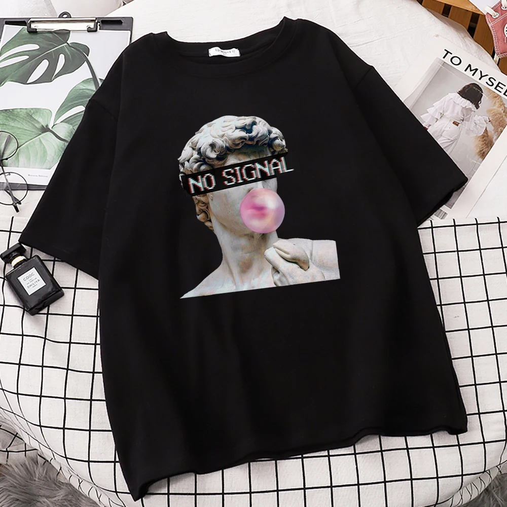 2021 Летние повседневные мужские футболки с рисунком из аниме David резинки сигнала