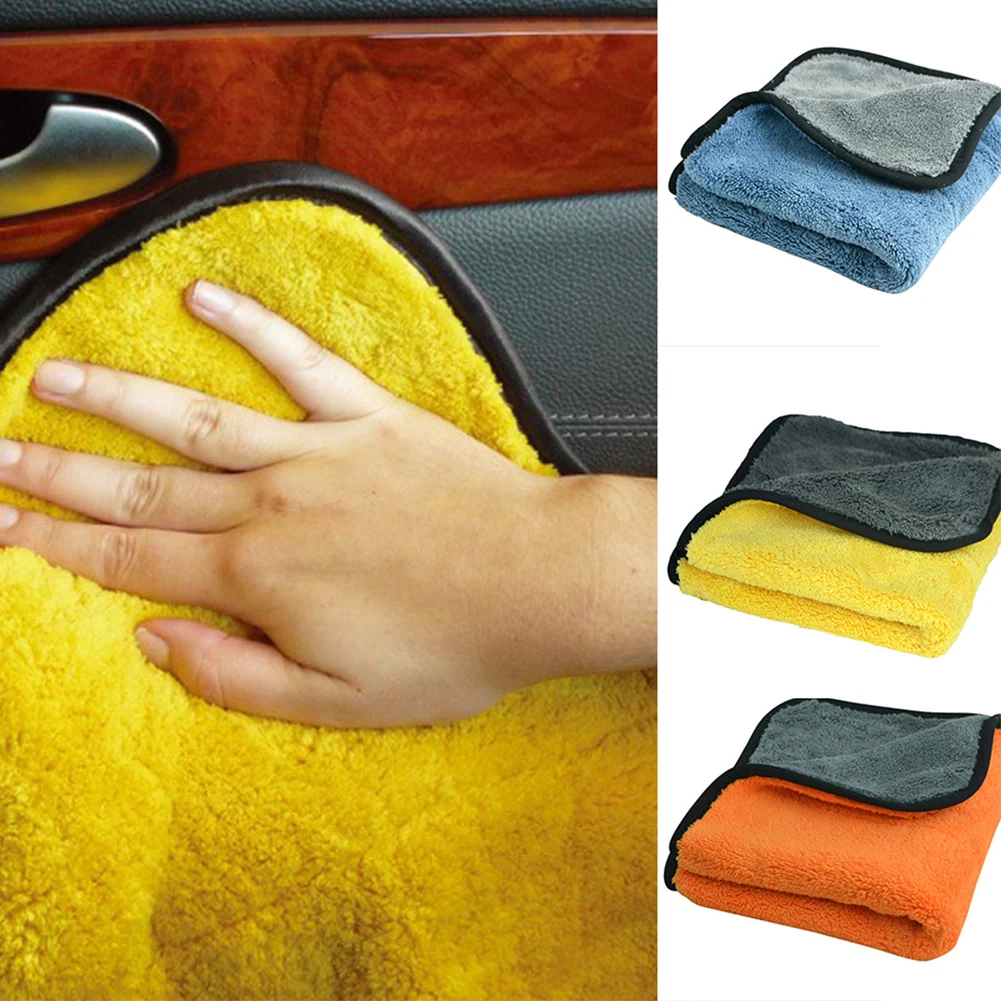 

Drying Cleaning Soft Dirt Remove Polishing Reusable Home Multipurpose Thick Water Absorb Car Washing Cloth