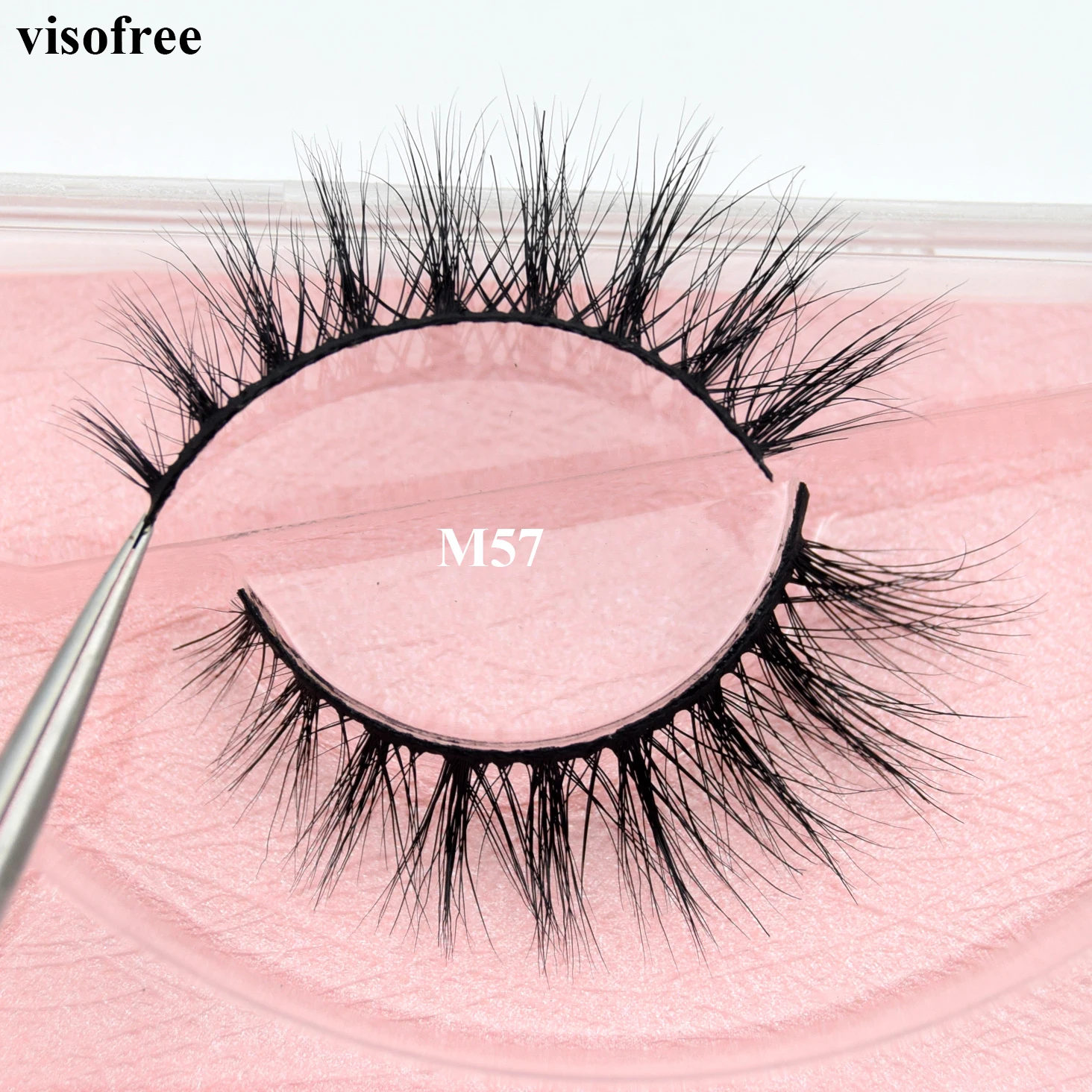 Visofree ресницы натуральные накладные Искусственные длинный макияж 3D из норки
