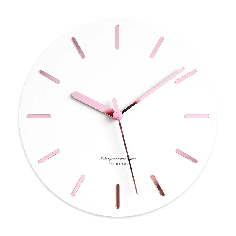 Настенные часы в современном стиле тихие простые настенные скандинавском для