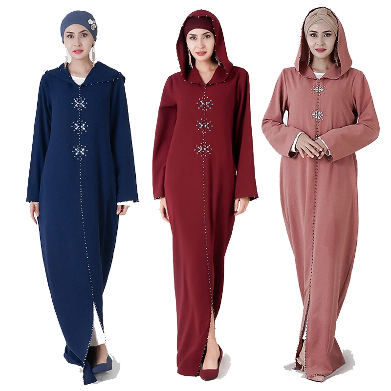 Рамадан ИД кафтан абайя Дубай индейка мусульманский модный хиджаб платье Abayas для женщин мусульманская одежда Djellaba Femme Musulman