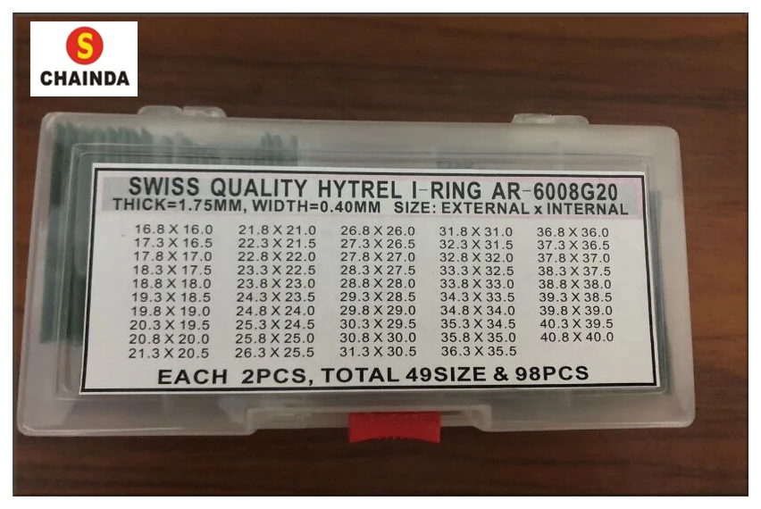 Ассортимент высококачественных прокладок для часов пластиковые прокладки Hytrel I