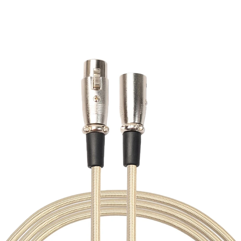 

XLR Male to Female Cable,Male XLR to Female XLR Balance Extension Cable 1.8 Metre for PA Systems, Studio Recording