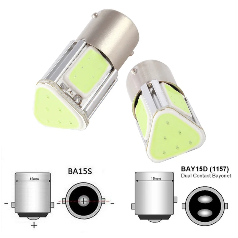 10 шт. BA15S LED 1156 P21W PY21W BAU15S 3030 35SMD лампа Canbus Free T20 7440 W21W Светодиодная для