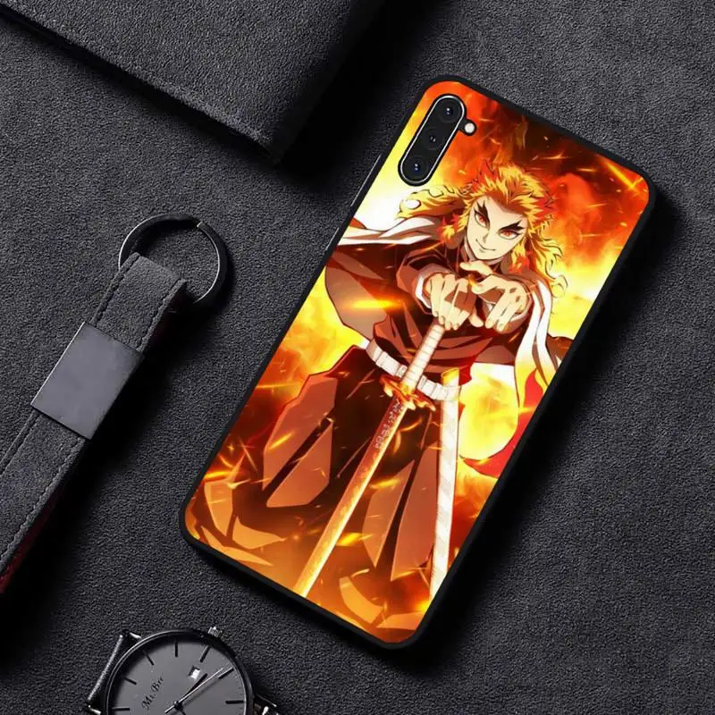 

rengoku kyoujurou Phone Case For Samsung galaxy A S note 6 7 8 9 10 20 30 50 51 70 edge plus lite mobile bags