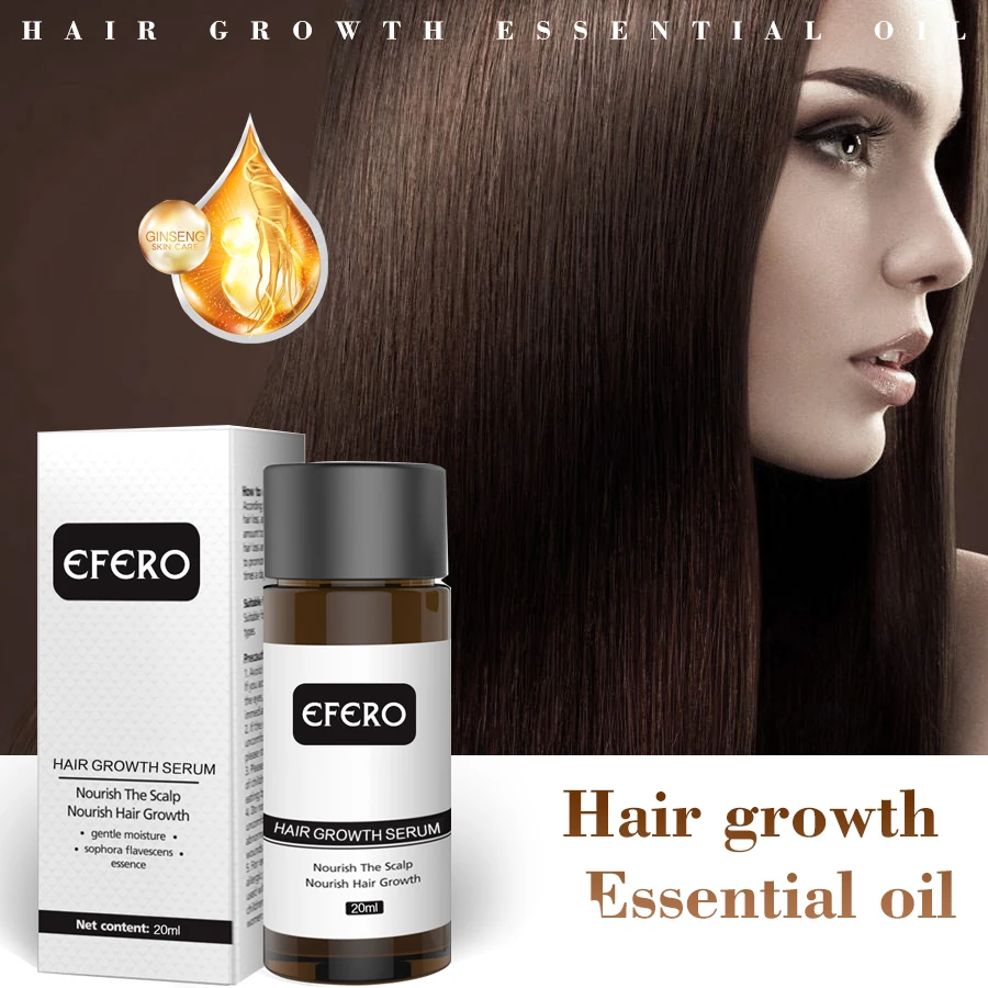 EFERO 3pcs/lot Hair Growth Faster Regrowth Anti Loss Building Beauty Dense Repair Restoration Treatment Serum | Красота и здоровье