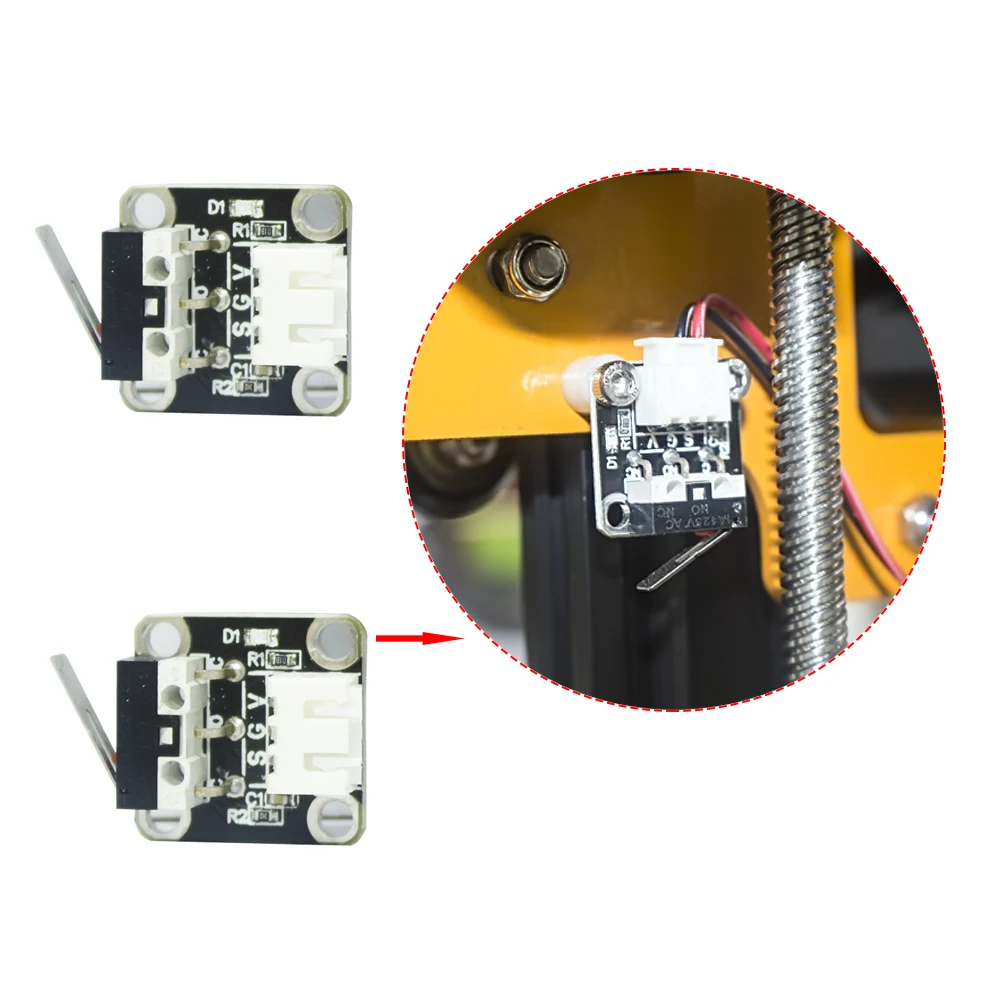 SIMAX3D 3 шт. 3D принтеры AccessoriesEnd единый микро концевой выключатель для I3 Delta Kossel Makerbot