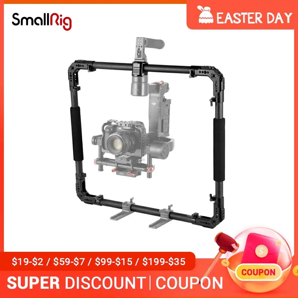 SmallRig ручное кольцо с QR креплением/25 мм стержень и резиновая ручка для DJI Ronin/Ronin