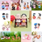 Миниатюрная мини-кукла для влюбленных, украшение для сада сделай сам, подарок на день Святого Валентина, домашние аксессуары, 1 пара