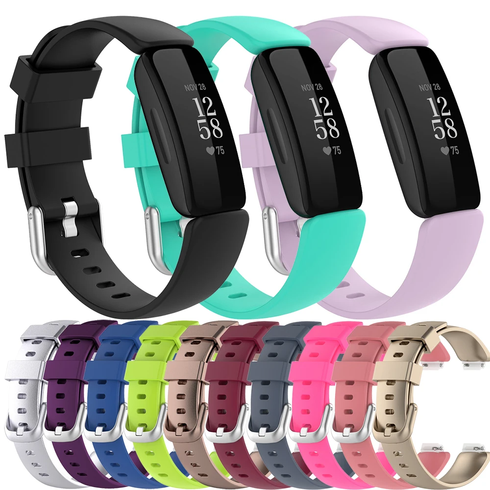 

Новинка 2020, силиконовые ремешки для фитнес-браслета Fitbit Inspire 2, ремешок для смарт-браслета Fitbit Inspire 2, Мягкие Ремешки для часов