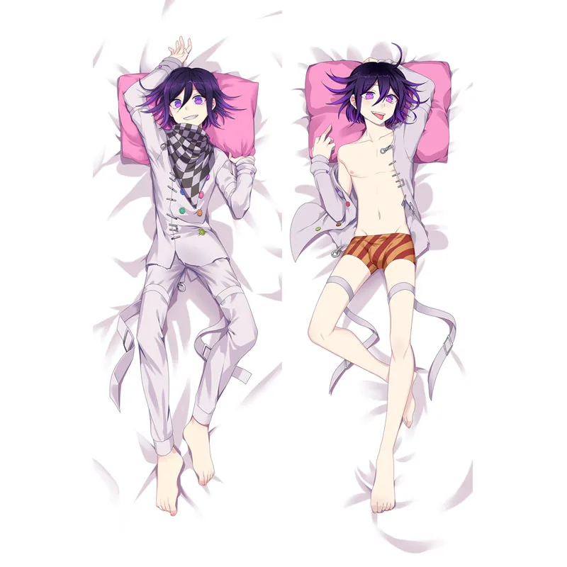 

Japan Anime Danganronpa V3 Ouma Kokichi Dakimakura Hugging Body Pillow Cover Cushion Pillow Case Otaku Cosplay DIY Custom Gift