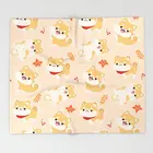 Одеяло Kawaii Shiba Inu, портативное мягкое покрывало, домашнее украшение, Фланелевое покрывало из микрофибры для кровати