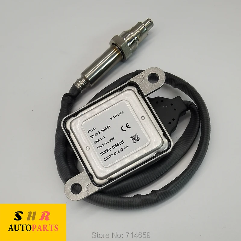 

SHR Nox Sensor Nitrogen Oxide Sensor 89463-E0451 5WK9 6668B For Hino Truck