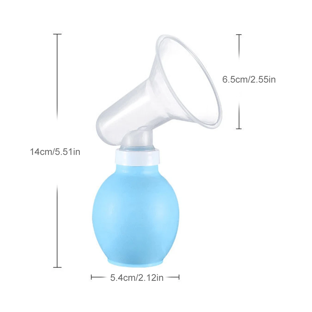 

1pc Baby Feeding Breast Pump Manual TPR Milk Collector BPA Free Strong Suction Breastfeeding Pump