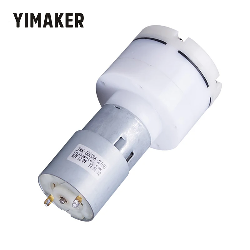 YIMAKER микро вакуумный насос для тумана DC12V 24 в мини бесшумные мембранные воздушные насосы 10л/мин высокое давление для косметического оборудования массажное кресло