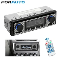 bluetooth wireless audio fm mp3 multimedia player tf usb aux support vintage 12v car radio stereo in dash