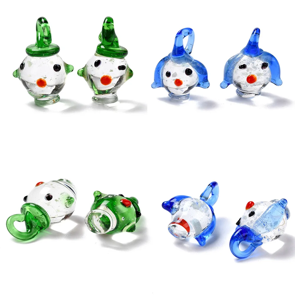 Pandahall маленькие милые Мультяшные животные ручной работы лампворк бусины