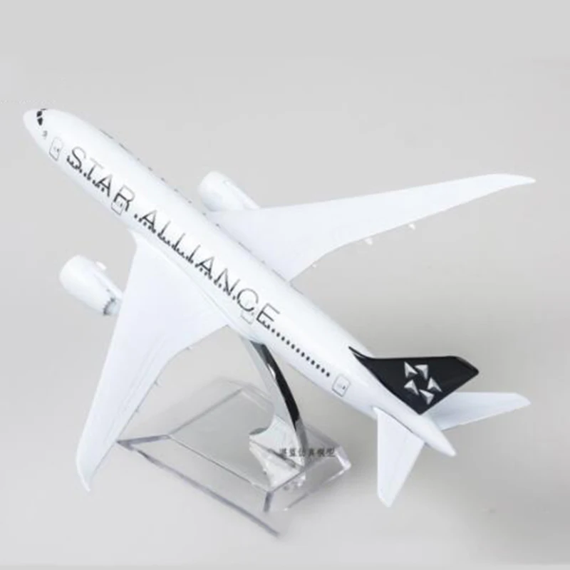 18 см B787 звезда Airlliance авиакомпании модель полученная литьём под давлением 1:300