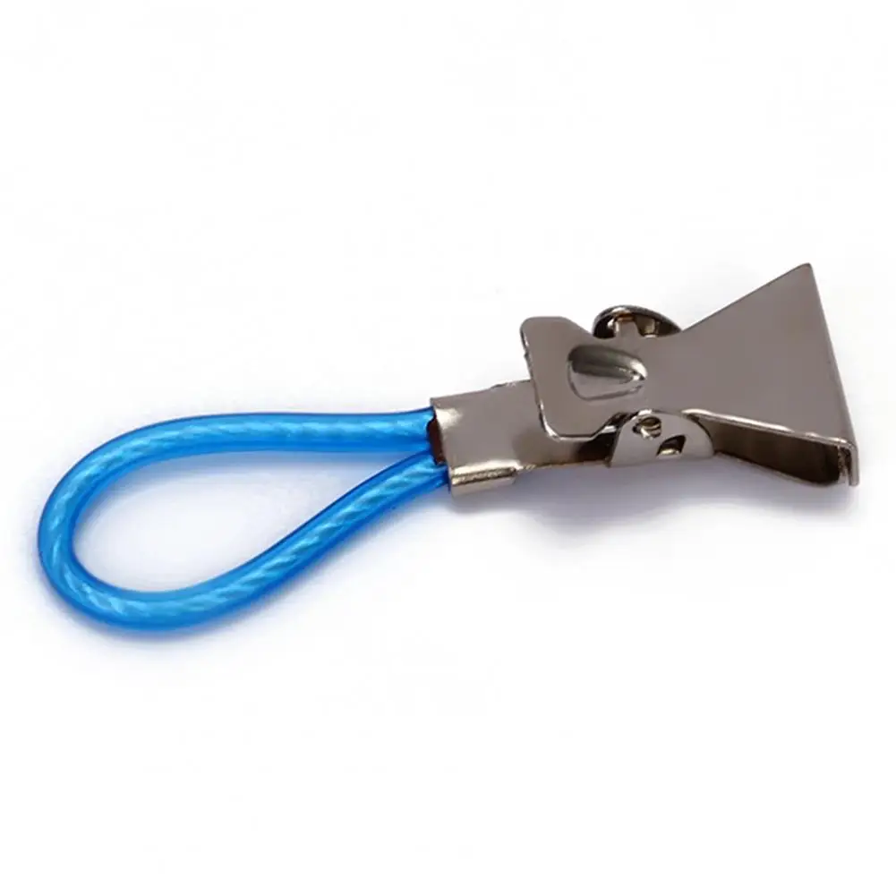 

HOT SALES!!! 10Pcs Heavy Duty Non-slip Metal Towel Sock Hook Clips Household Drying Supplies