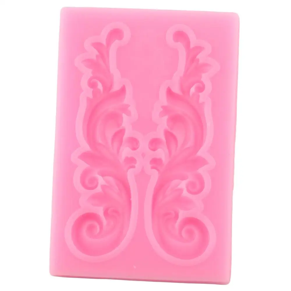 Рельефная силиконовая форма в стиле барокко для мастики инструменты украшения