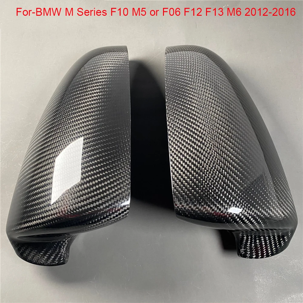 

Для-BMW M Series F10 M5 или F06 F12 F13 M6 2012-2016 Наклейка на углеродное волокно LH + RH чехол на зеркало боковые крышки корпуса автомобильные аксессуары