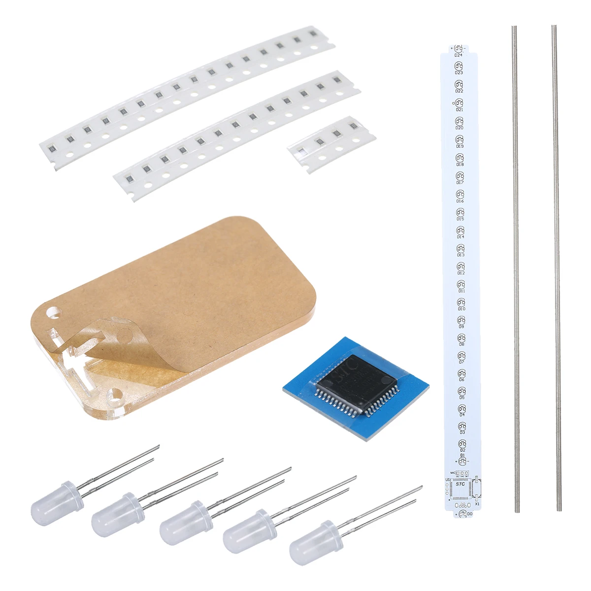 Kopen Kkmoon KS25 Sound Control Muziek Audio Spectrum Analyzer Diy Kit Led Crystal Cube Muziek Spectrum Display Diy Kit