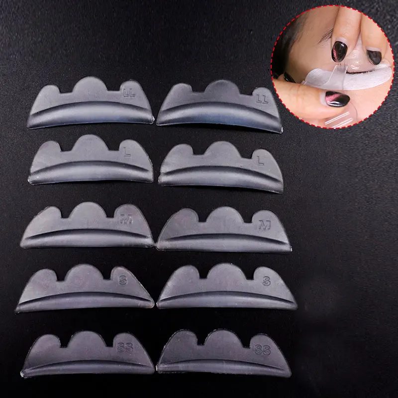 

5 Pairs Lash Lift 3D Eyelash Lifting Cosmetic Makeup Tool Silicone Pads Perming Curler Perm Rods Shields Pads Accessories Tools