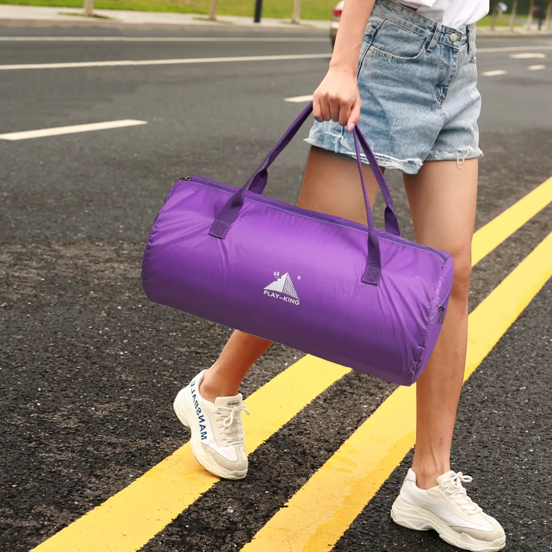 IKSNAIL Sport Travel Gym Bag Folding Waterproof Bags For Portable 18L Big Capacity Outdoor Sporting Tote Men Women | Спорт и