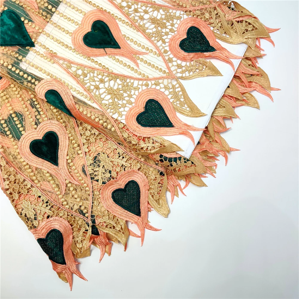 

Unique Design Velvet Embroidered Mesh 2020 High Quality Dry Lace Fabrics Cotton Net Tulle Lace Wedding Bride Dress Mesh Fabrics