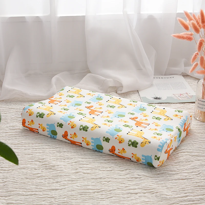 Мультяшная детская подушка с защитой от наклона головы медленным