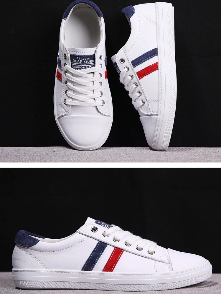 

Women's Genuine Leather Sneakers Women Casual Fashionable Sports Shoes Vulcanized Woman White Flat Shoe Ladies White Sneakers