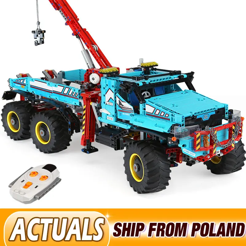 20056 1912 шт. Technic серия The Ultimate All Terrain 6X6 пульт дистанционного управления грузовик набор строительных блоков Кирпичи 42070