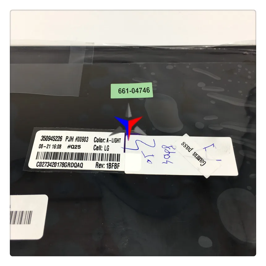 Абсолютно новый оригинальный MacBook A1534 12 дюймовый серый Retina ЖК экран Топ половина