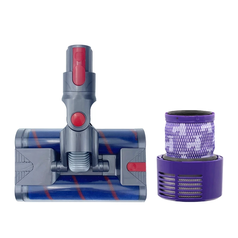 

Сменная деталь для пылесоса Dyson V10 серии US, запасная деталь, напольная щетка с двумя роликами + фильтр