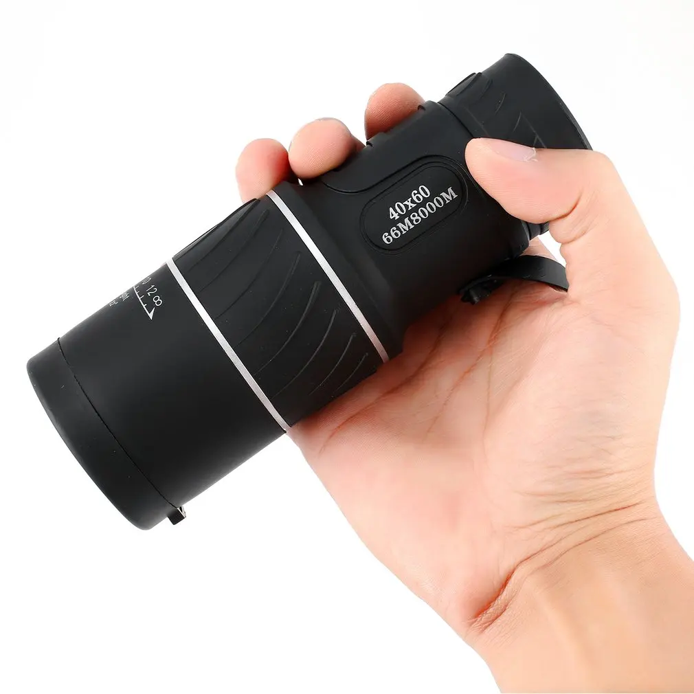 40X60 HD телескоп с зеленым покрытием пленка для туризма охоты монокулярный прицел
