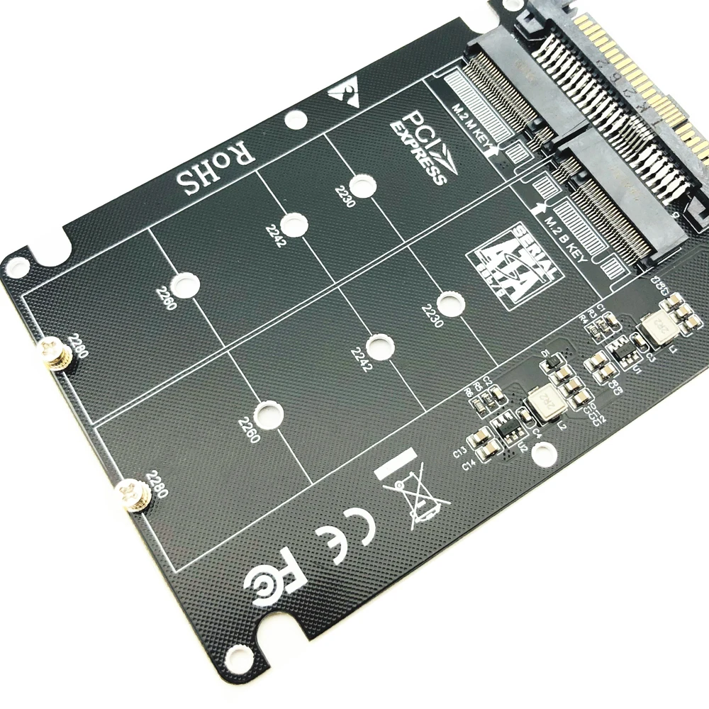 m 2 ssd u 2 адаптер 2 в 1 м 2 nvme sata подключени