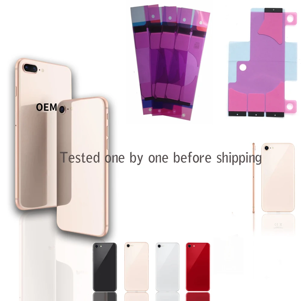 Замена высокого качества для iphone 8 8G Plus X XR XS MAX задняя средняя рамка полный Корпус в сборе крышка батареи с гибким кабелем