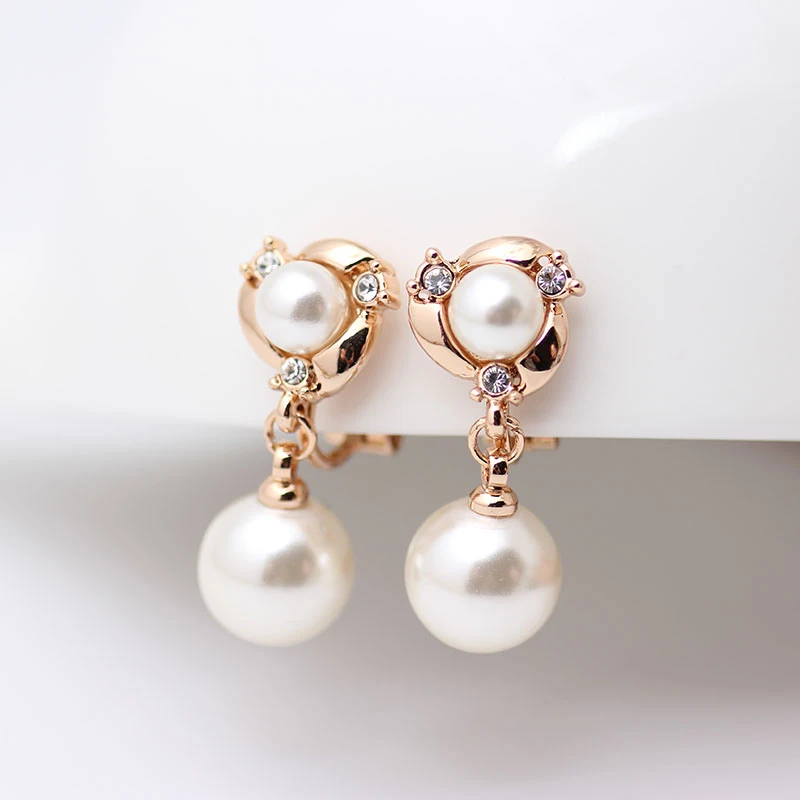 Серьги-клипсы для девочек модные ювелирные украшения на свадьбу вечеринку с