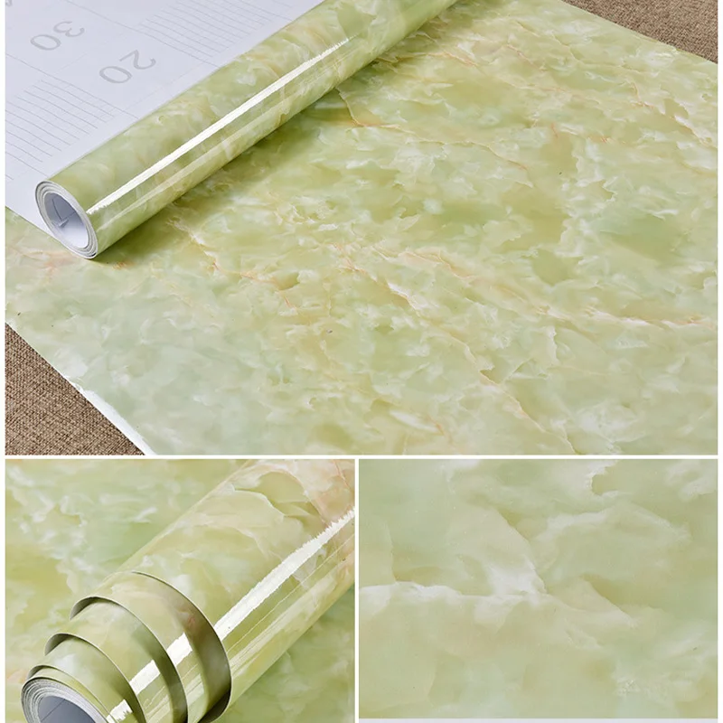 6meter waterproof wallpaper decorative marble contact paper countertops roll for counter top covers cabinets kitchen furniture free global shipping