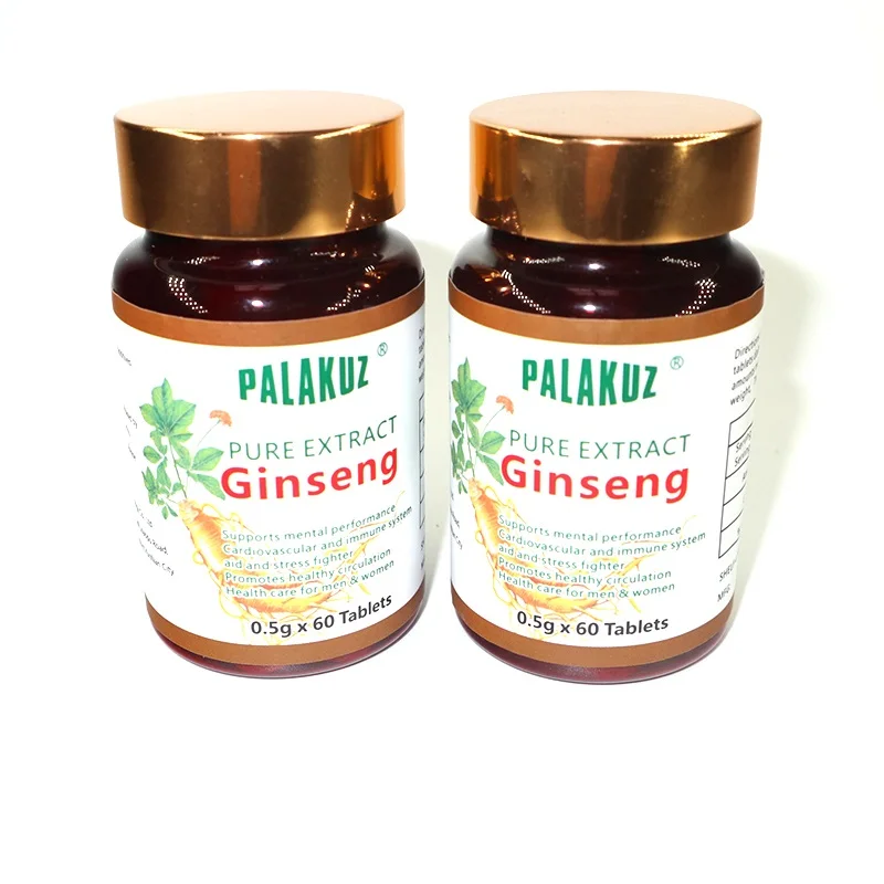 

2 Bottles,Changbai Mountain Ginseng Tablet Improve human immunity Plump buttocks Men's and women's health ,Wild ginseng Extracts