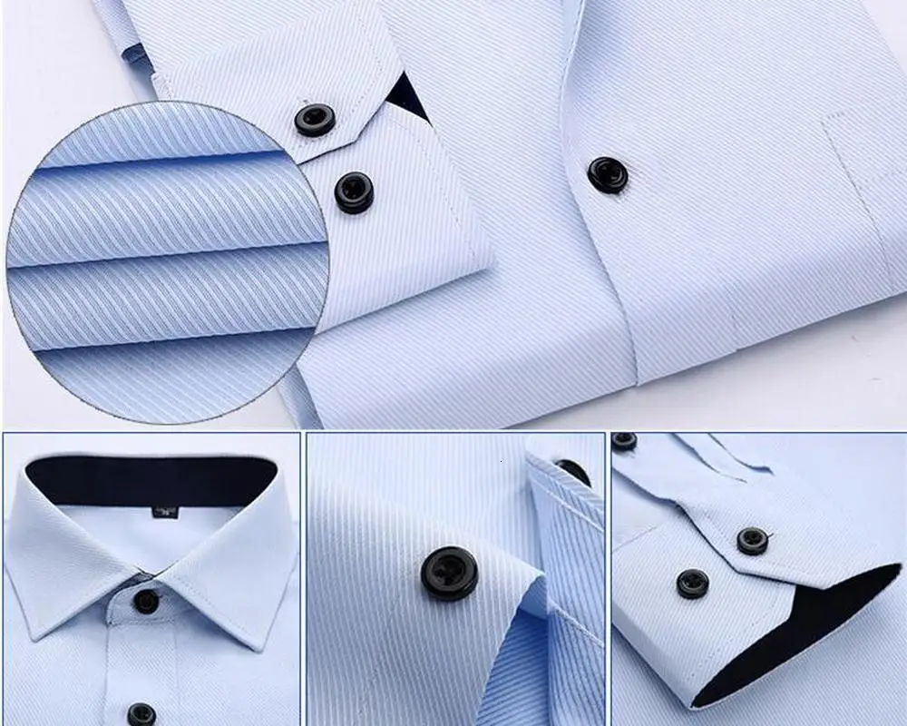 Качественные мужские рубашки для работы фирменные Мягкие Рубашки с длинным